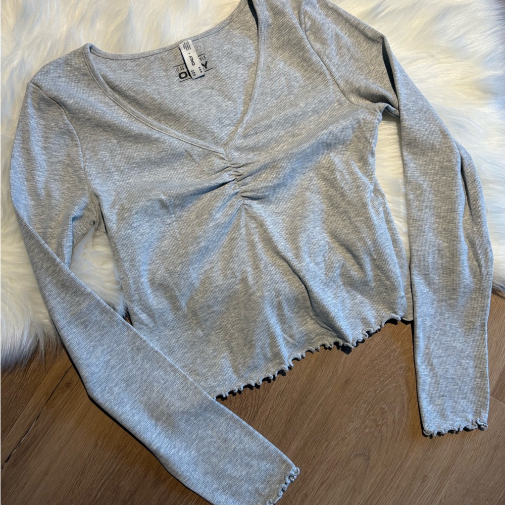 Only - Ruched Long Sleeve